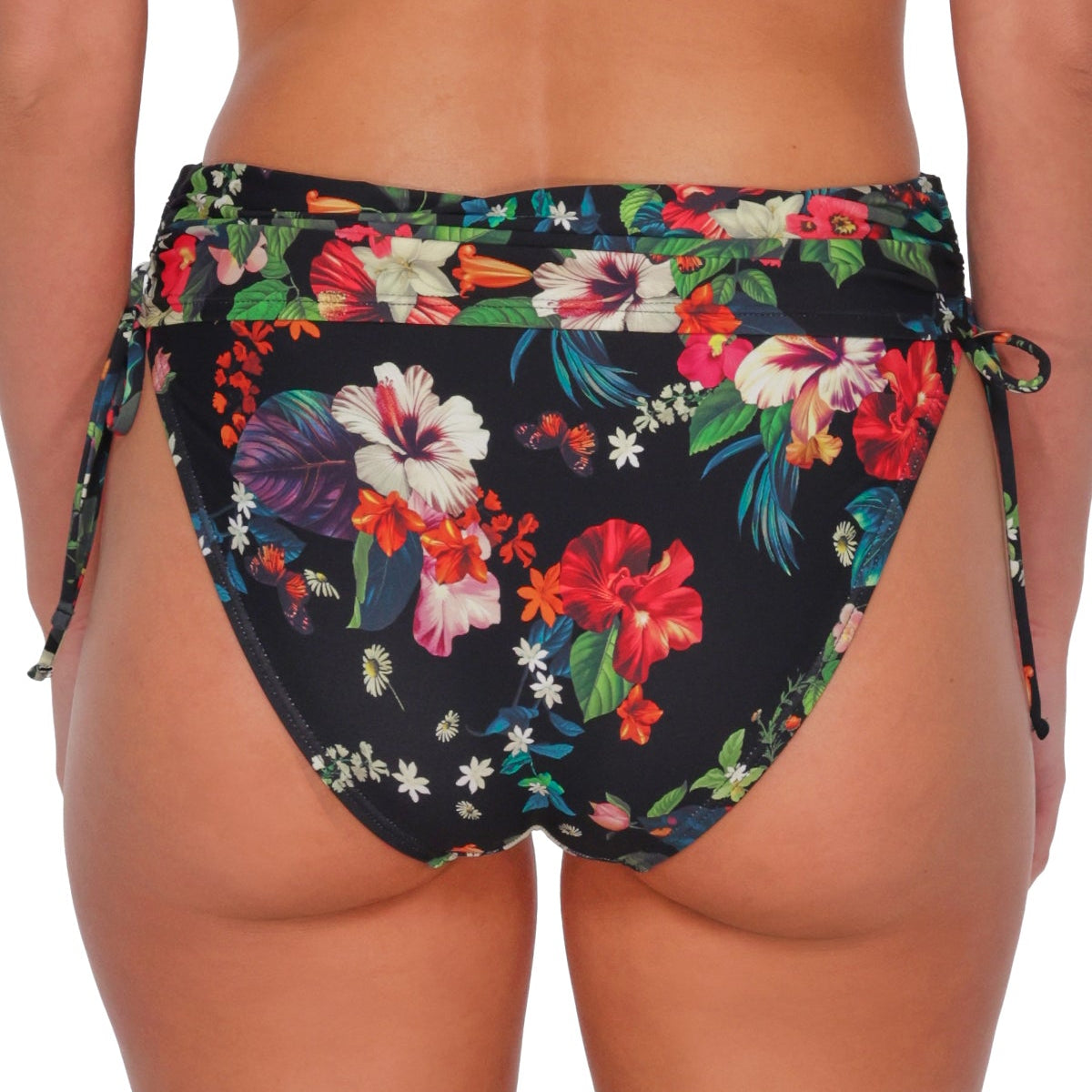 Darci High Waist - 282B - Fleur Noire Swim - Bottoms - High Waist Sunsets, Inc.