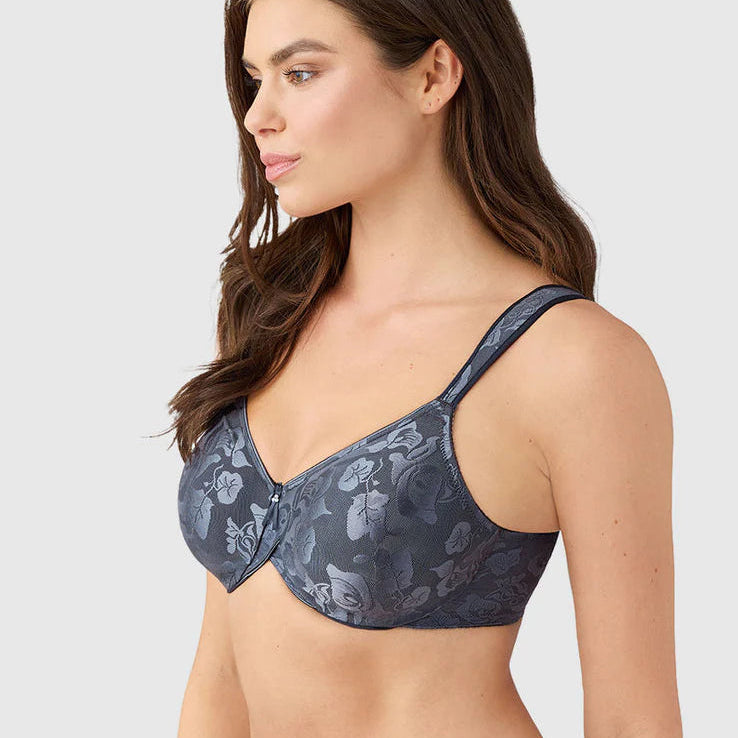 Awareness Full Coverage Underwire Bra - 85567- Dark Slate Bras & Lingerie - Bras - Underwire Bras Wacoal
