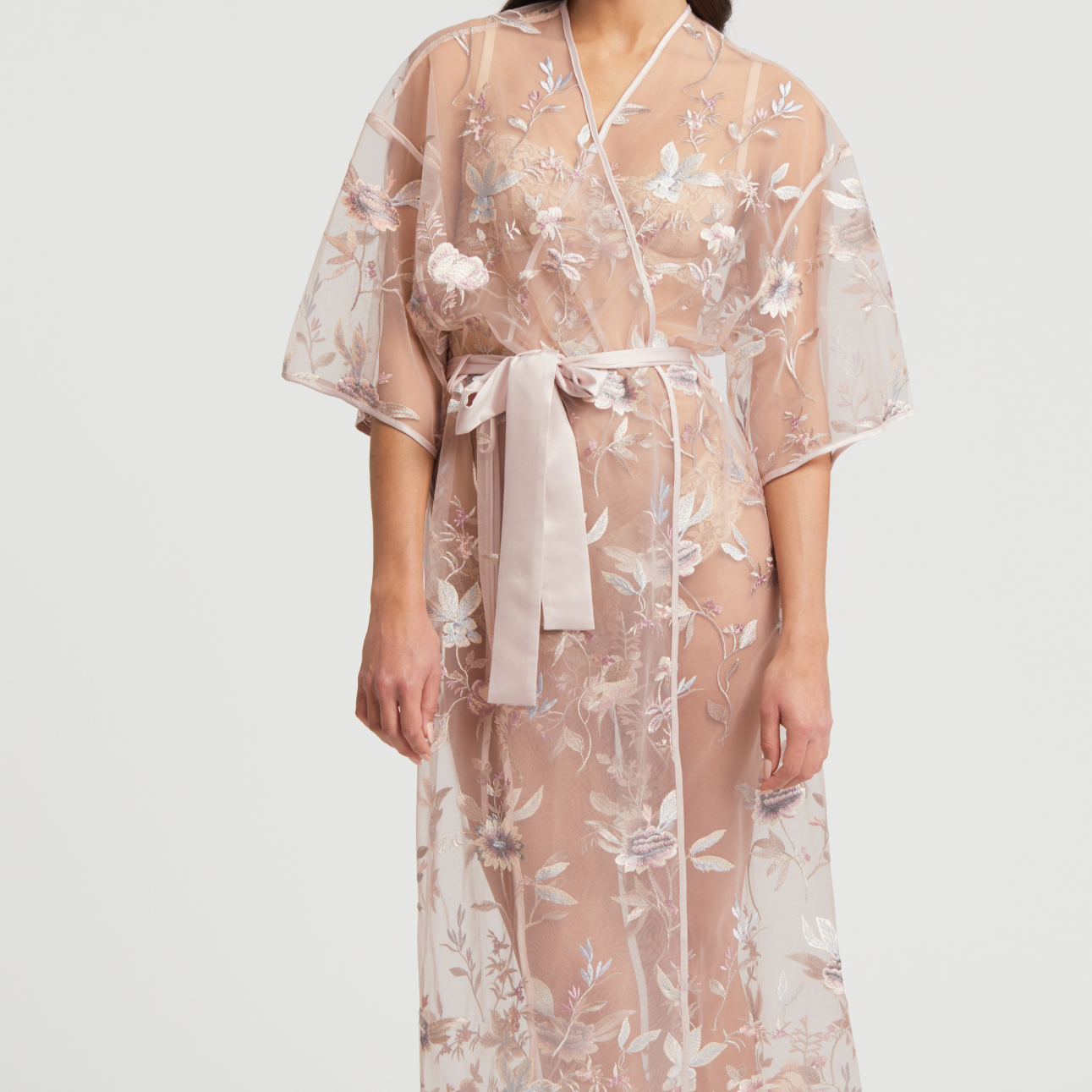 Stunning Robe - 307 - Sepia Rose Sleep & Lounge - Sleep - Robes & Kimonos Rya Collection PINK XS/S 