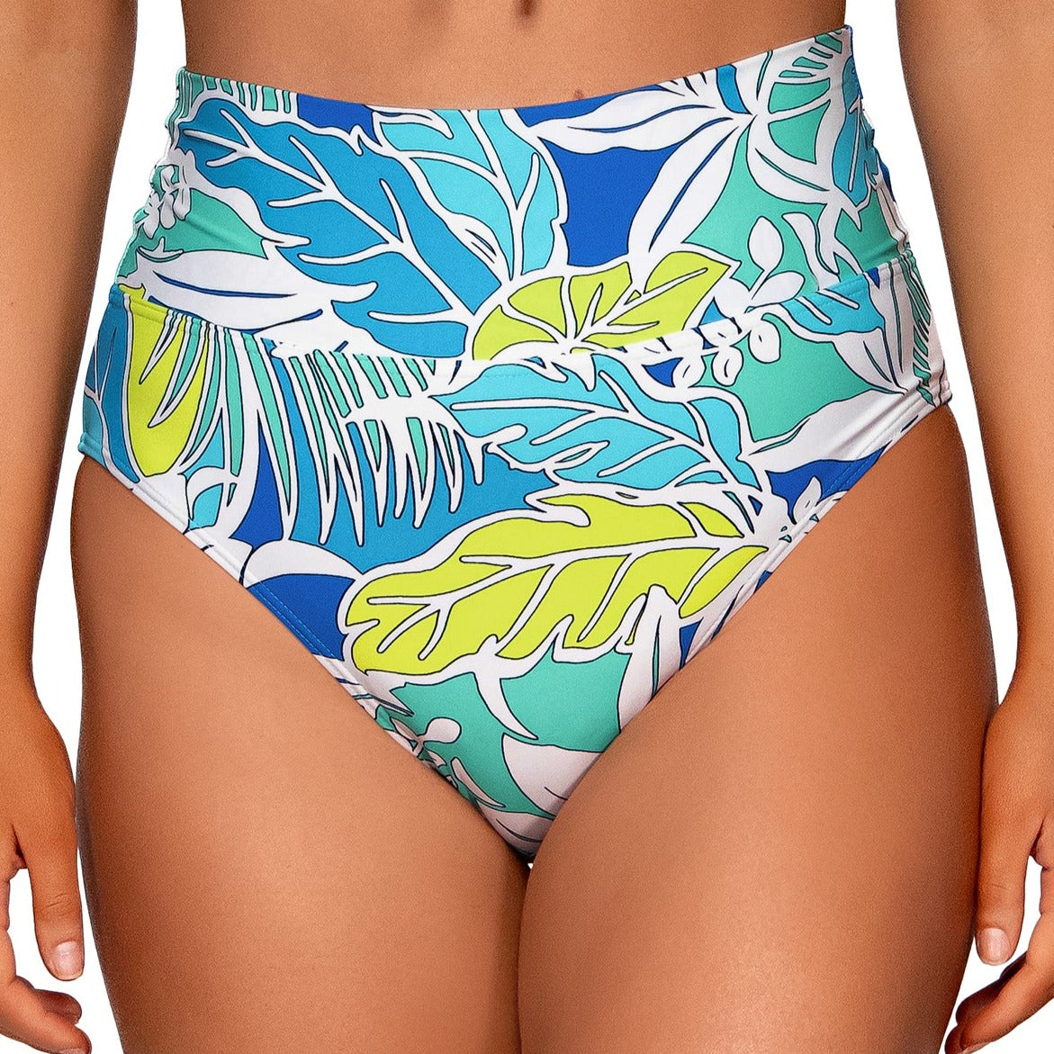 Hannah High Waist - 33B - Kailua Bay Swim - Bottoms - High Waist Sunsets, Inc. MULTI S 