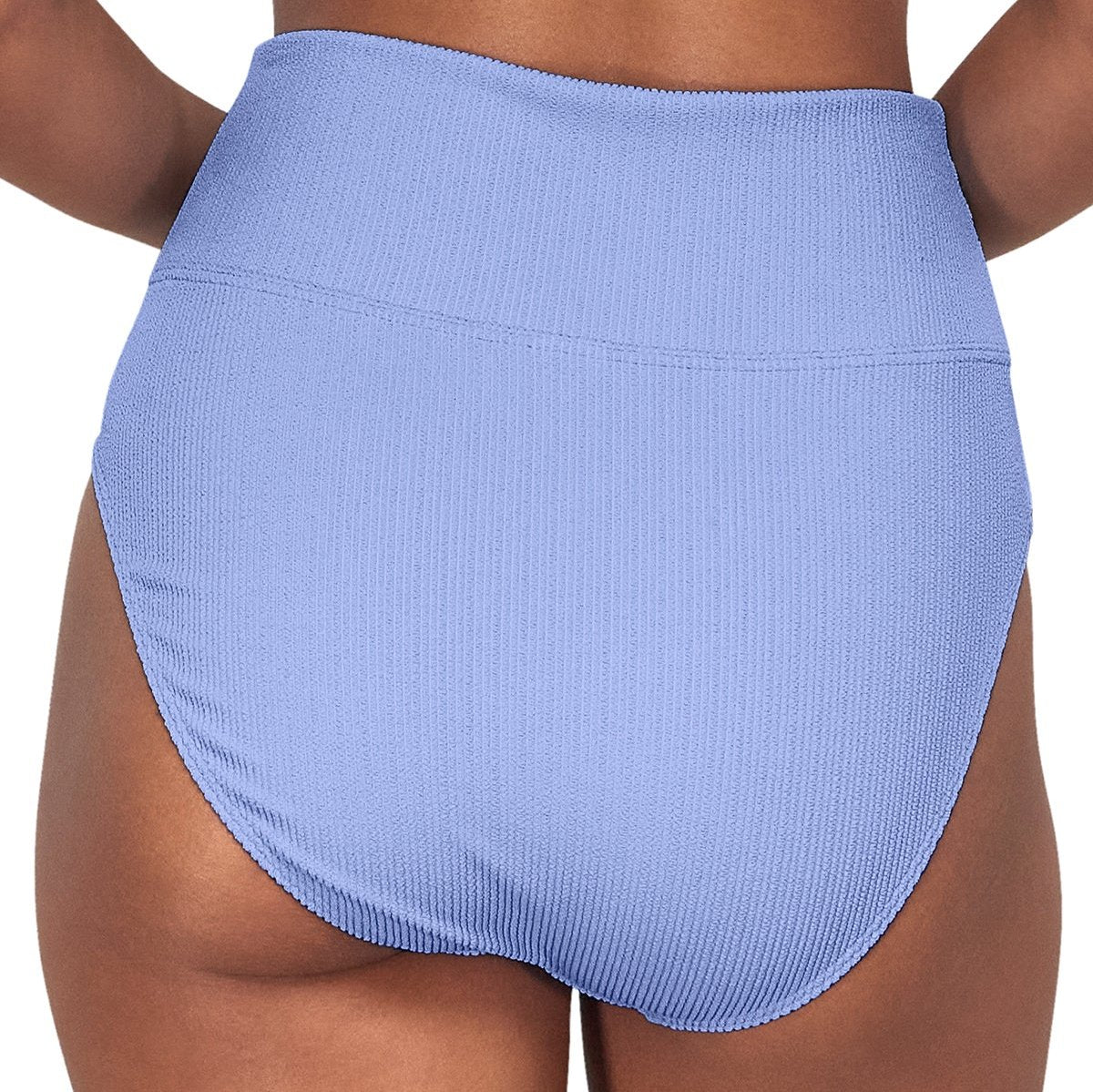 Hannah High Waist - 33B - Hydrangea Swim - Bottoms - High Waist Sunsets, Inc.