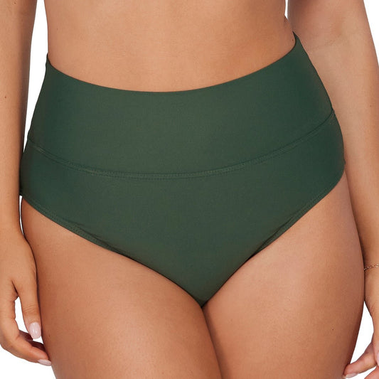 Hannah High Waist - 33B - Island Green Swim - Bottoms - High Waist Sunsets, Inc.
