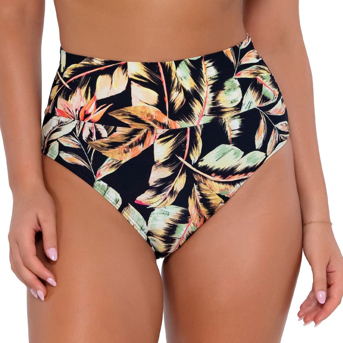 Hannah High Waist - 33B - Retro Retreat Swim - Bottoms - High Waist Sunsets, Inc. MULTI S 