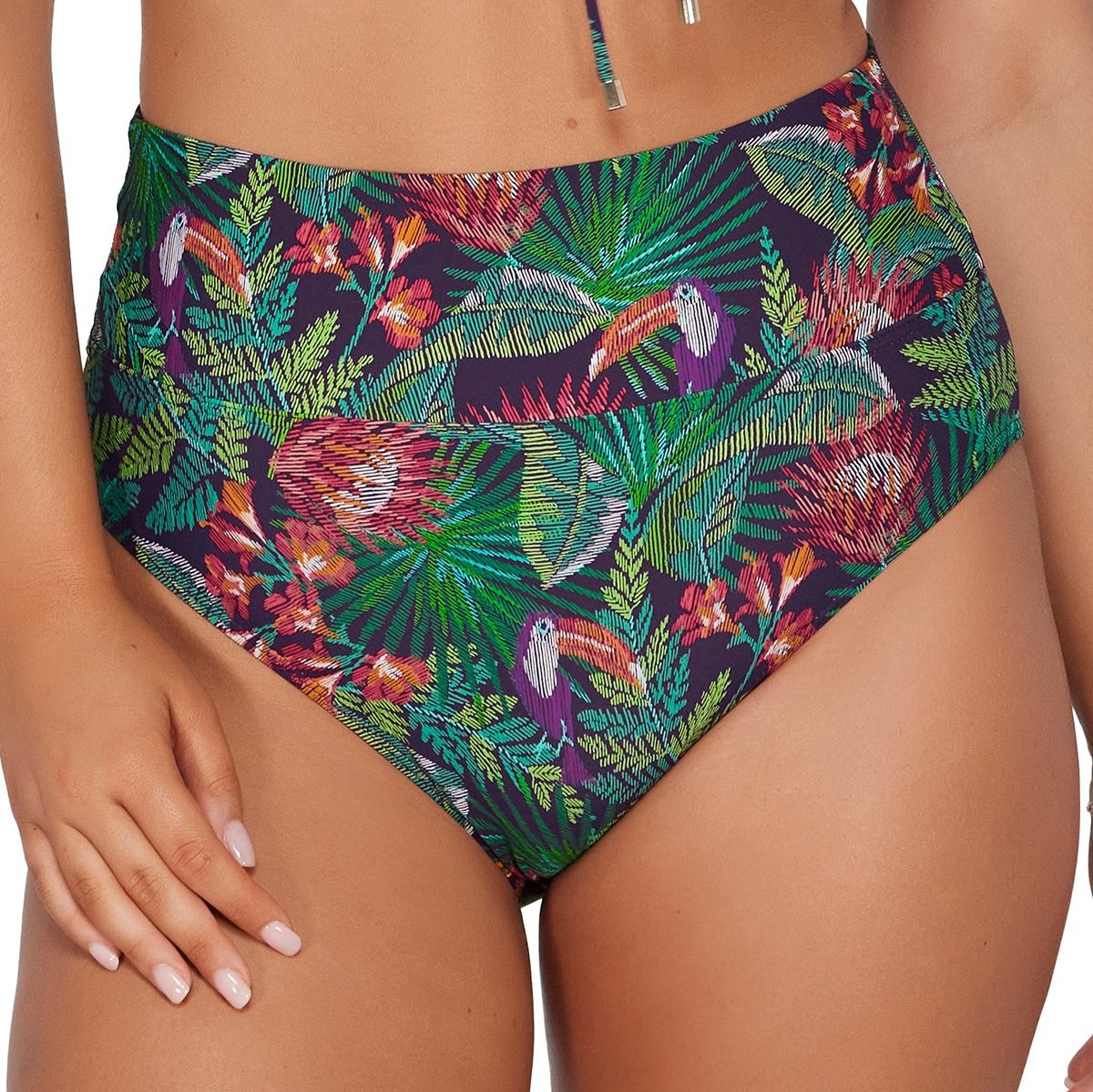 Hannah High Waist - 33B - Welcome to Rio Swim - Bottoms - High Waist Sunsets, Inc.