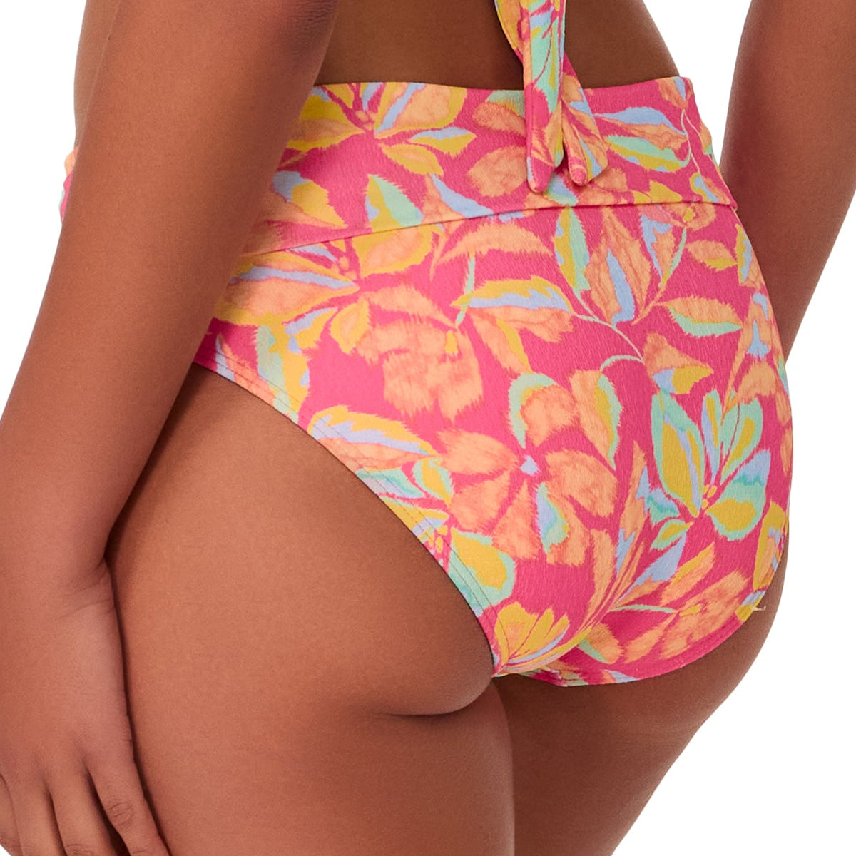 Hannah High Waist - 33B - Magic Hour Crepe Swim - Bottoms - High Waist Sunsets, Inc.