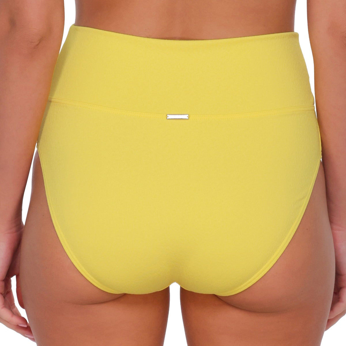 Hannah High Waist - 33B - Pineapple Crepe Swim - Bottoms - High Waist Sunsets, Inc.
