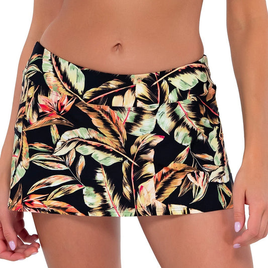 Sporty Swim Skirt - 40B - Retro Retreat Swim - Bottoms - Skirt Sunsets, Inc. MULTI XS 