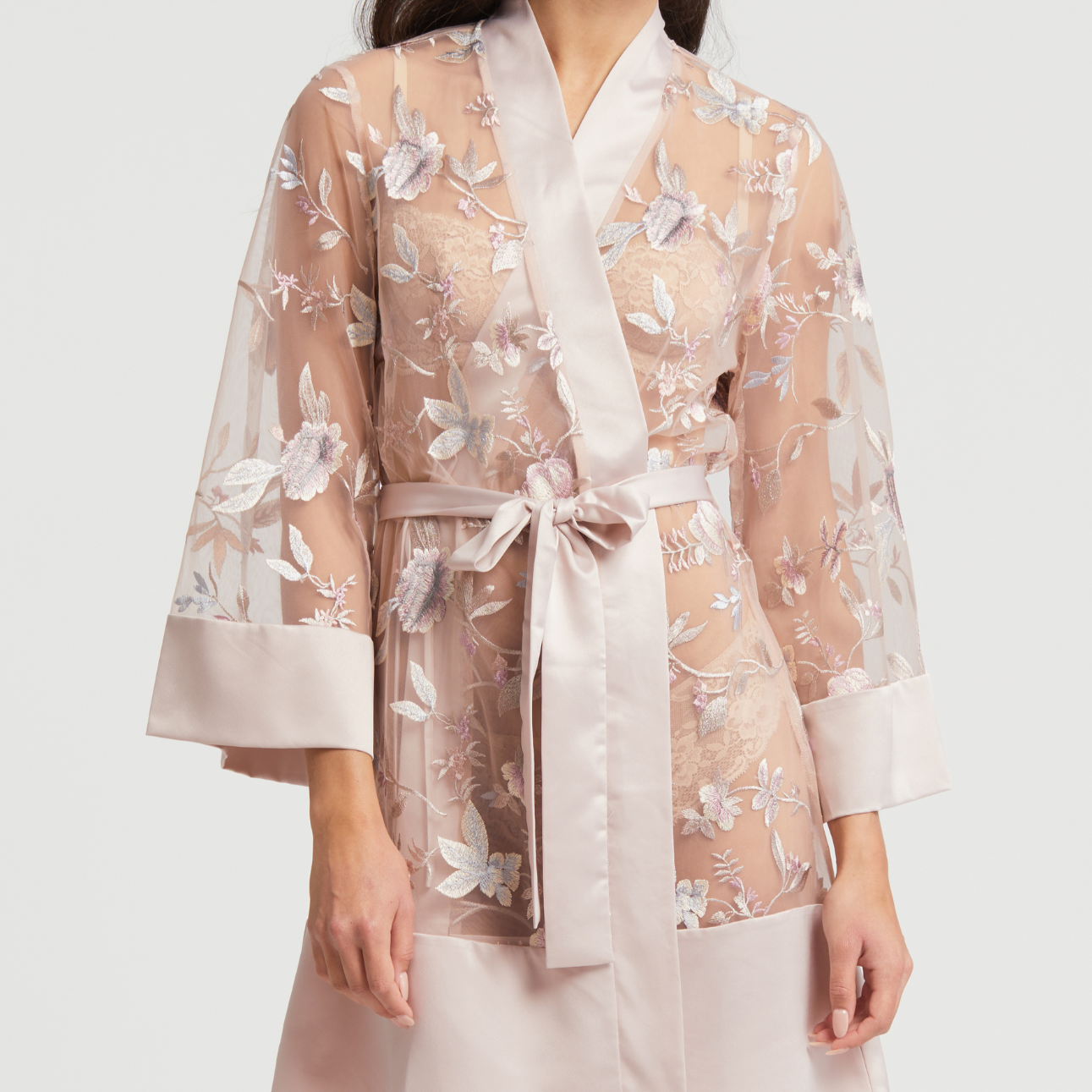Stunning Coverup - 486 - Sepia Rose Sleep & Lounge - Sleep - Robes & Kimonos Rya Collection PINK XS/S 