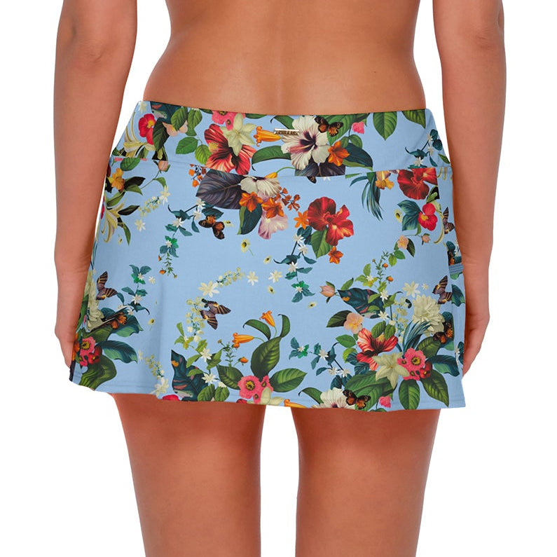 Sporty Swim Skirt - 40B - Budding Romance Swim - Bottoms - Skirt Sunsets, Inc.