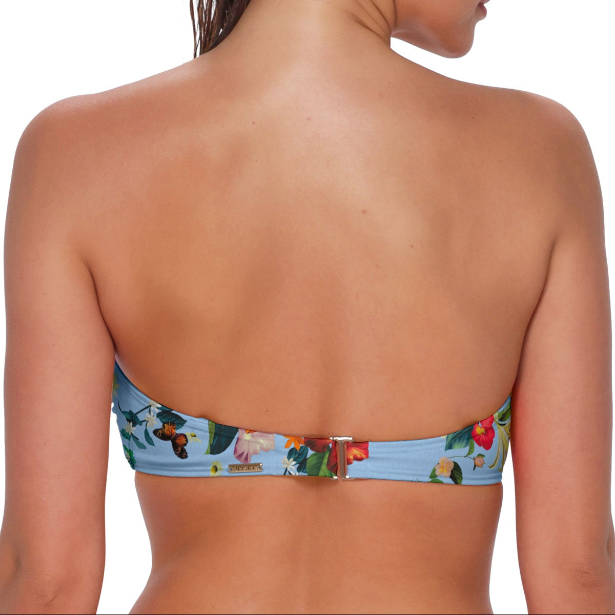 Loretta Bandeau - 500 - Budding Romance Swim - Tops - Bikinis Sunsets, Inc.