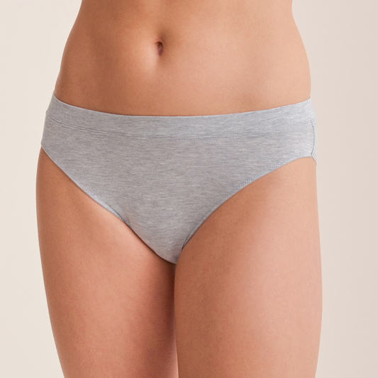 Modal Silicone Bikini - 608 - Heather Grey