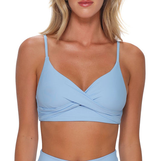 Lyla Bralette Bikini Top - 619T - Blue Whisper Swim - Tops - Bikinis Sunsets, Inc.