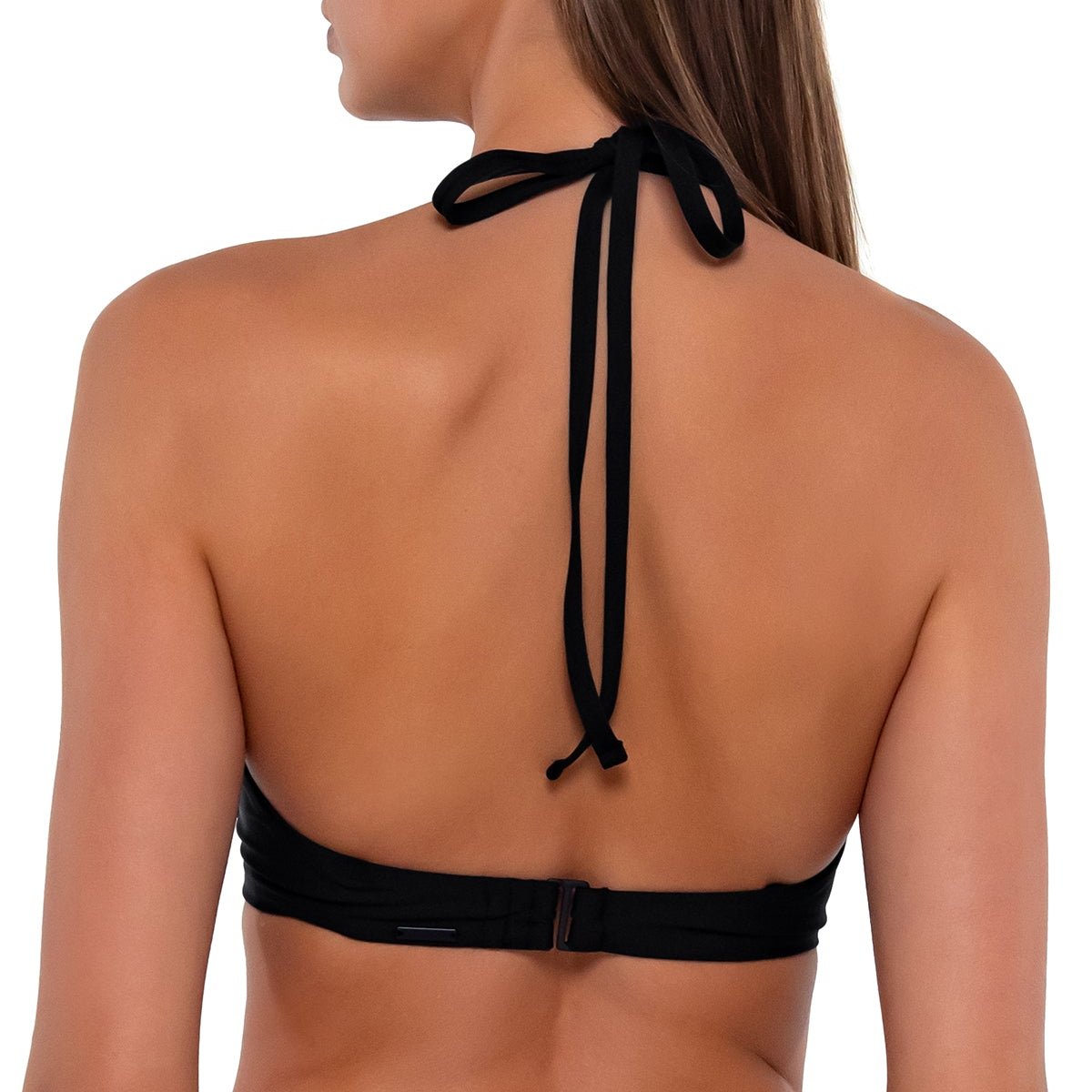 Brooke U-Wire - 643T - Black Swim - Tops - Bikinis Sunsets, Inc.