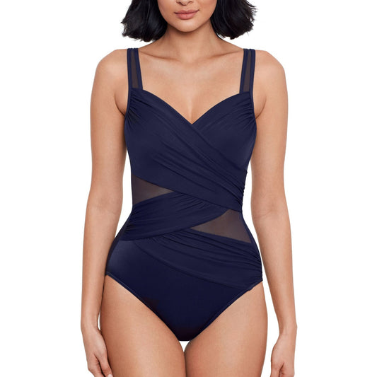 Madero One Piece Swimsuit DD-Cup - 6518765DD - Midnight Navy Swim - One Pieces MIRACLESUIT BLUE 08 