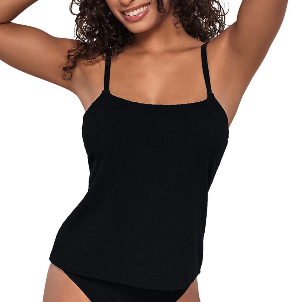 Coralie Tankini - 723 - Black Pacifica Swim - Tops - Tankinis Sunsets, Inc.