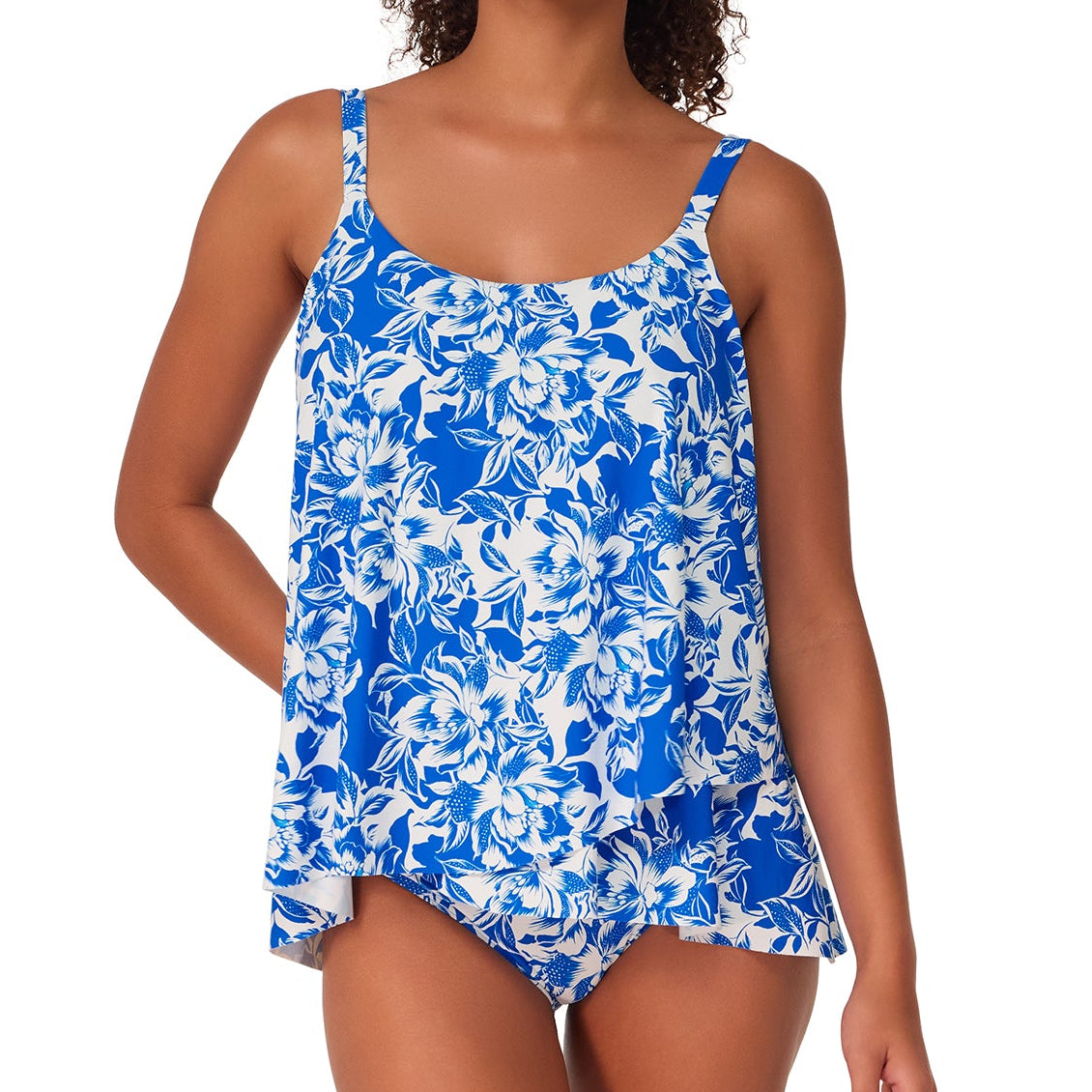 Elena Tankini - 763 - Chelsea Petals Swim - Tops - Tankinis Sunsets, Inc.