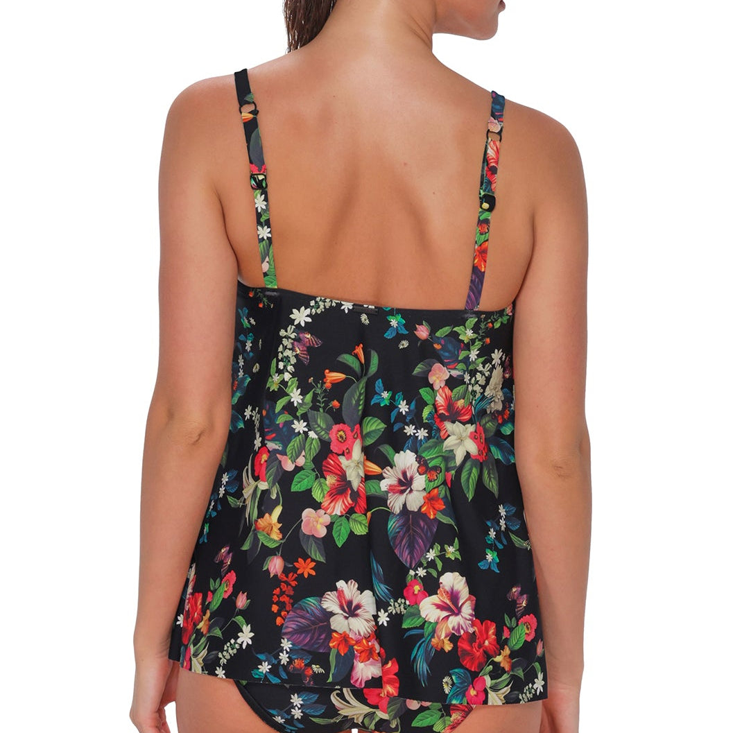 Elena Tankini - 763 - Fleur Noire Swim - Tops - Tankinis Sunsets, Inc.