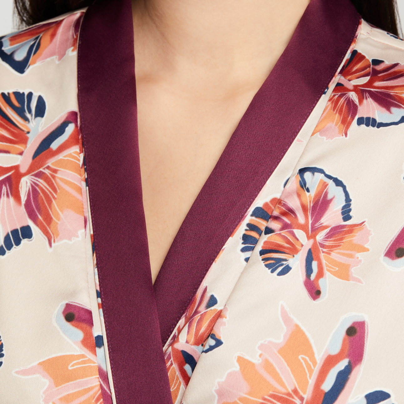 Sylvia Kimono - 825 - Beta Print Sleep & Lounge - Sleep - Robes & Kimonos Rya Collection   