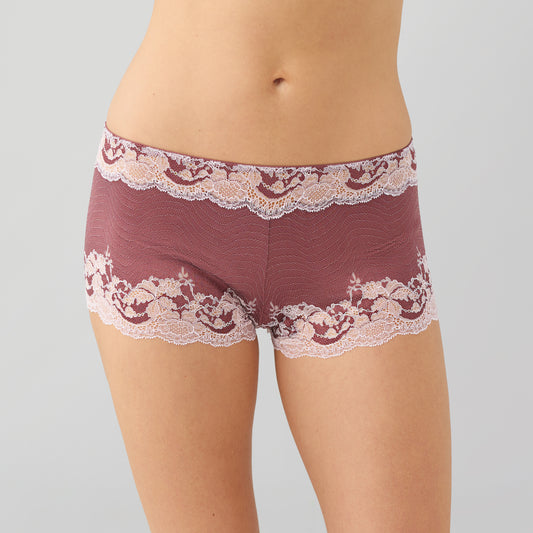 Modern Affair Boyshort - 849481 - Rose Brown Bras & Lingerie - Underwear - Short Wacoal