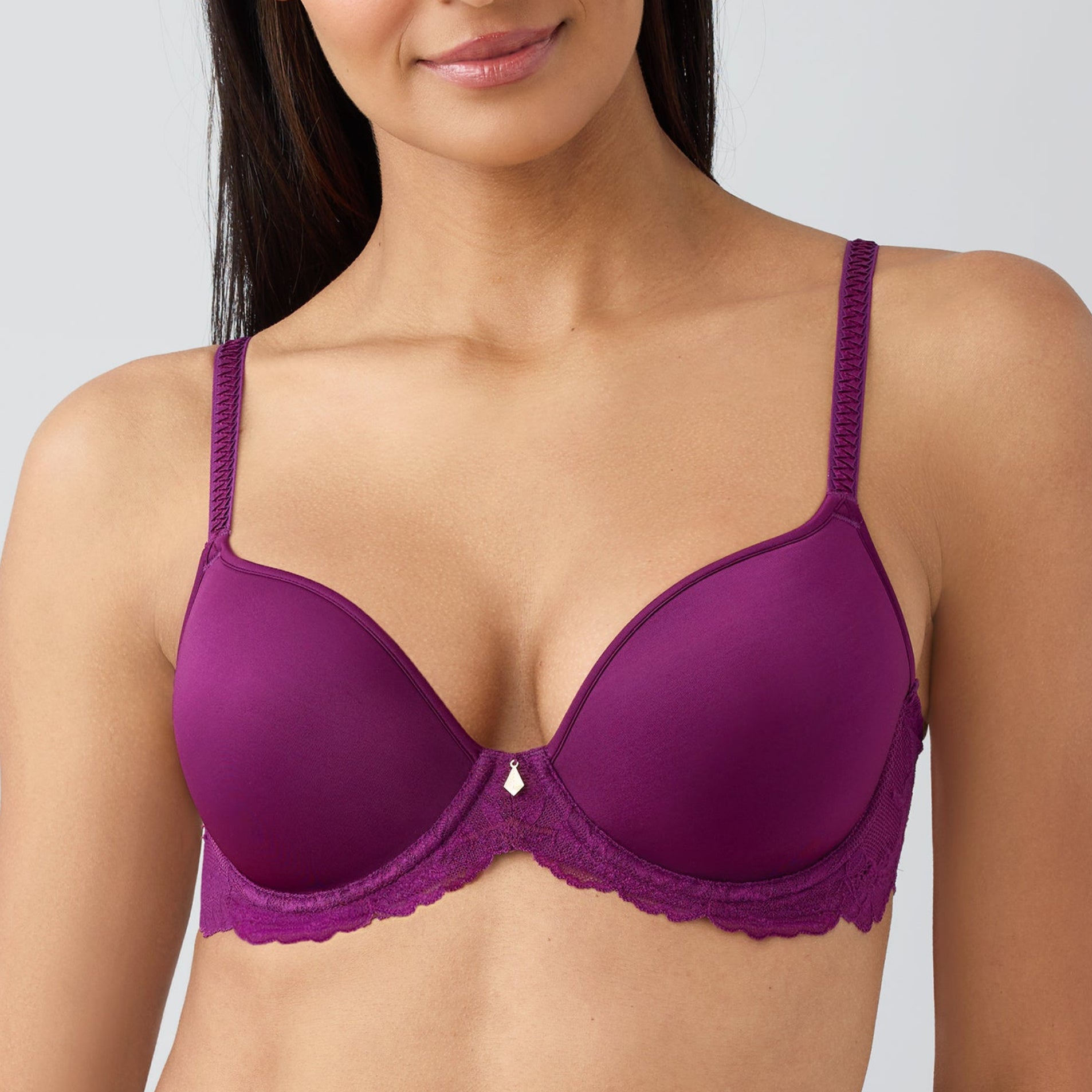Vivid Attraction T Shirt Bra - 853384 - Dark Purple Bras & Lingerie - Bras - T-shirt Bras Wacoal