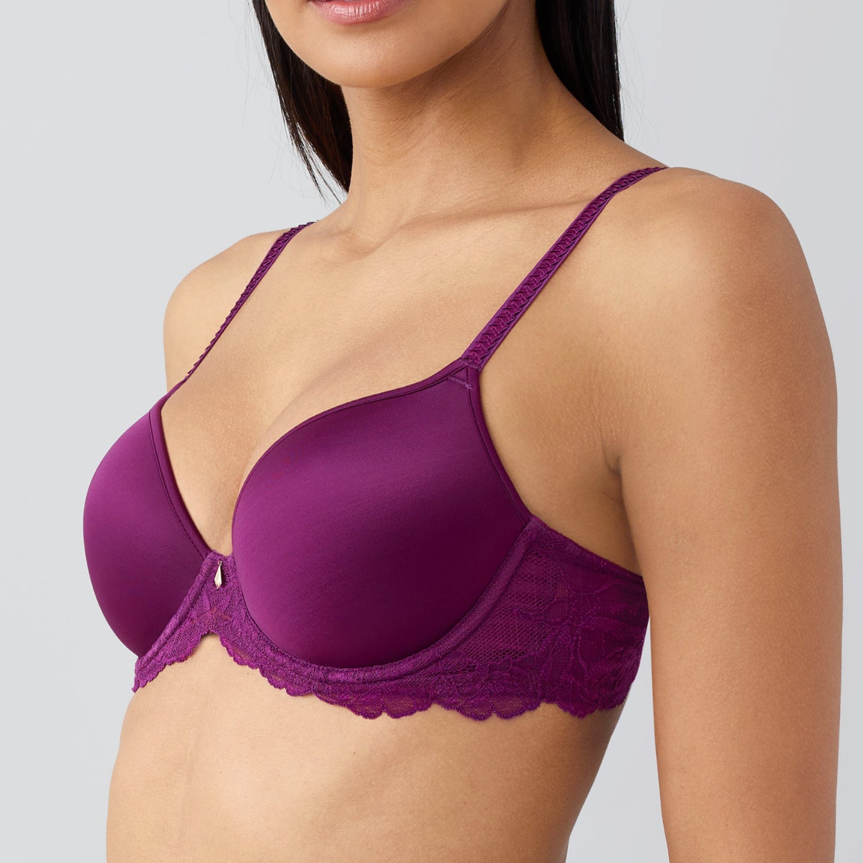 Vivid Attraction T Shirt Bra - 853384 - Dark Purple Bras & Lingerie - Bras - T-shirt Bras Wacoal