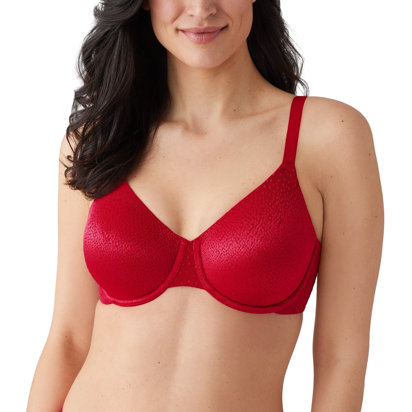 Back Appeal Full Coverage Underwire Bra - 855303 - Barbados Cherry Bras & Lingerie - Bras - Underwire Bras Wacoal 34DD RED 