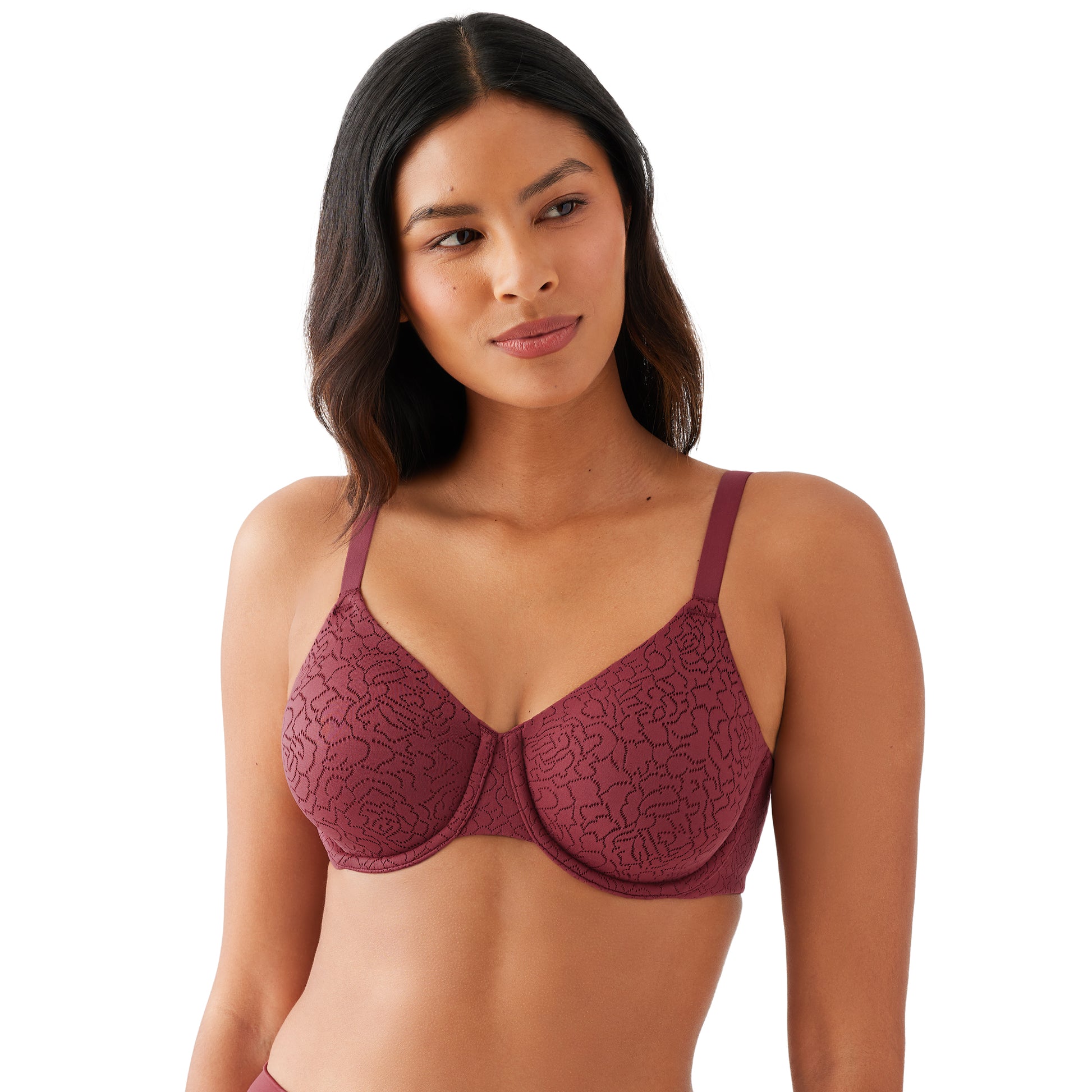 Inside Job Underwire Bra  - 855345 - Cordovan Bras & Lingerie - Bras - Underwire Bras Wacoal   