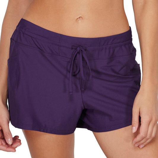 Laguna Swim Short - 905B - Paradise Plum Swim - Bottoms - Short Sunsets, Inc.   