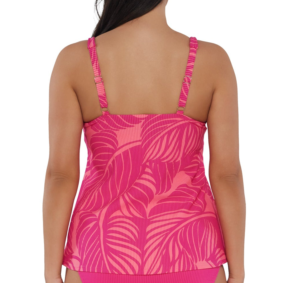 Jenna Tankini - 962T - Blushing Palms Sandbar Rib Swim - Tops - Tankinis Sunsets, Inc.