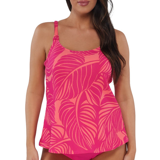 Jenna Tankini - 962T - Blushing Palms Sandbar Rib Swim - Tops - Tankinis Sunsets, Inc.