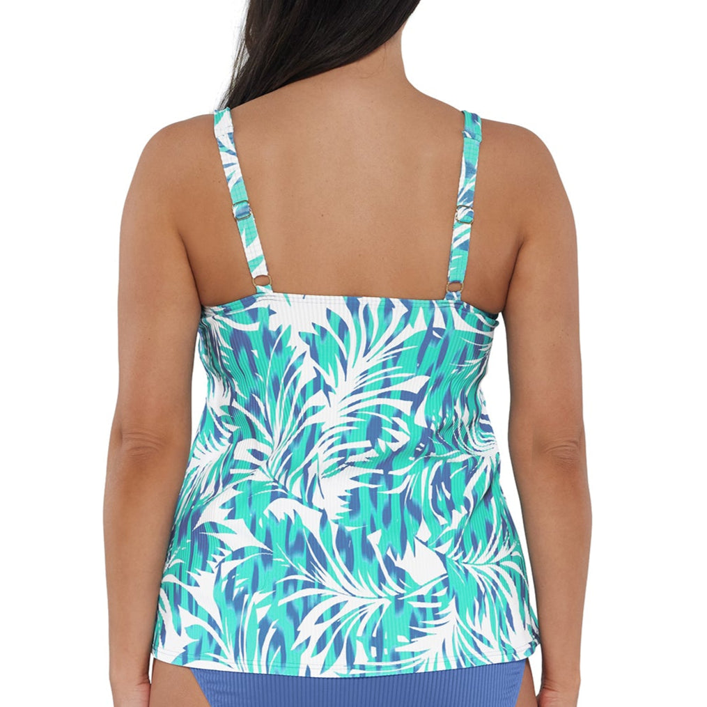 Jenna Tankini - 962T - Sea Breeze Sandbar Rib Swim - Tops - Tankinis Sunsets, Inc.