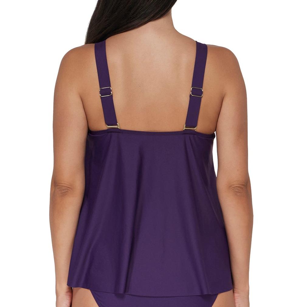 Sadie Tankini - 964T - Paradise Plum Swim - Tops - Tankinis Sunsets, Inc.