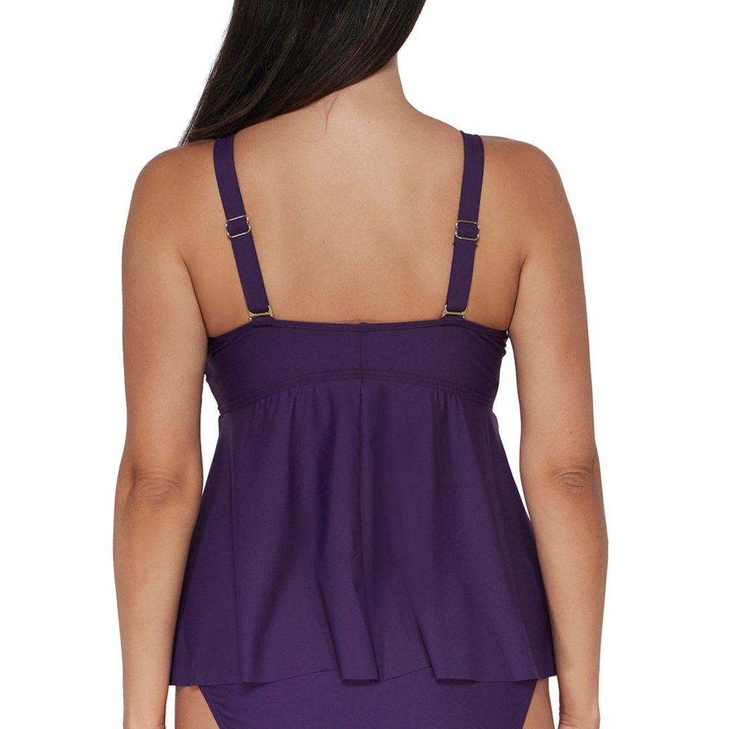 Marin Tankini - 970T - Paradise Plum Swim - Tops - Tankinis Sunsets, Inc.