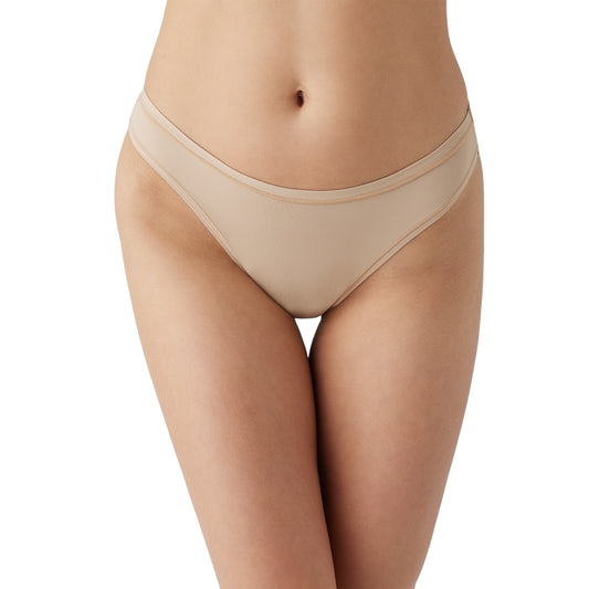 Wacoal Women's B-Smooth Brief Panty, Charcoal Heathe, Small
