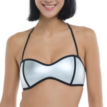 The 91 Tainted Love Bandeau Bikini - 39-61407 - Silver Swim - Tops - Bikinis BODYGLOVE   