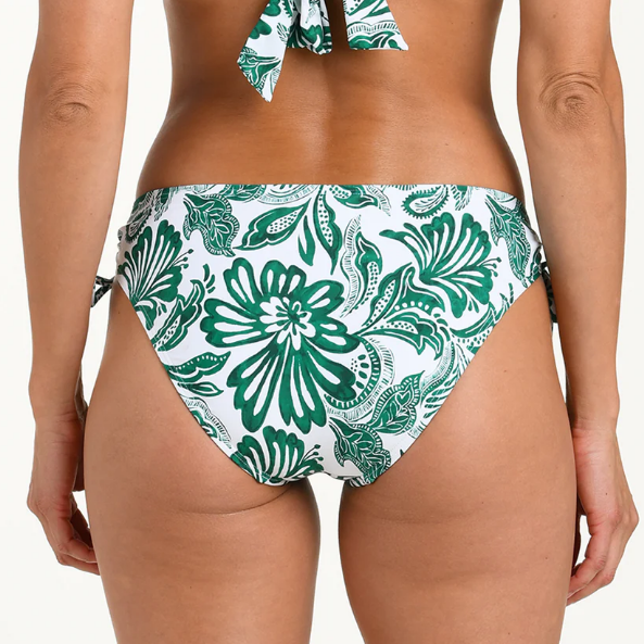 Botanical Brocade Side Tie Hipster Bottom - LB6CC94 Swim - Cover ups LA BLANCA