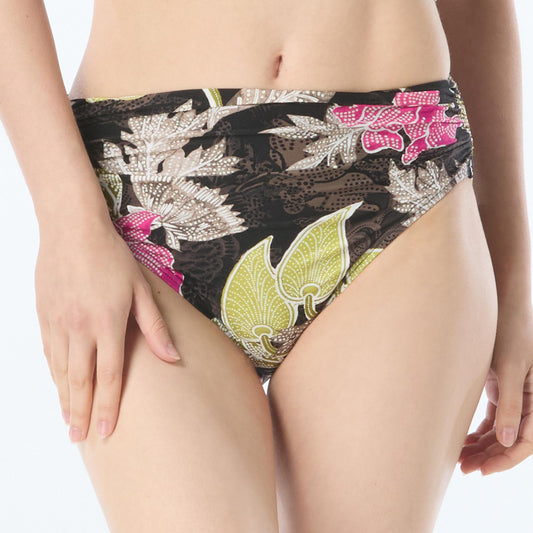 Shirred Bikini Bottom - C6N223 - Samara Bloom Swim - Bottoms - Bikini CARMEN MARC VALVO