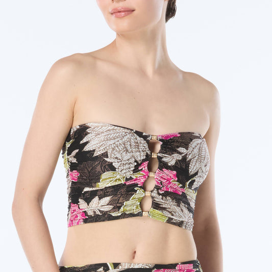 Bandeau Draped Bikini Top - C6N955 - Samara Swim - Bottoms - Bikini CARMEN MARC VALVO