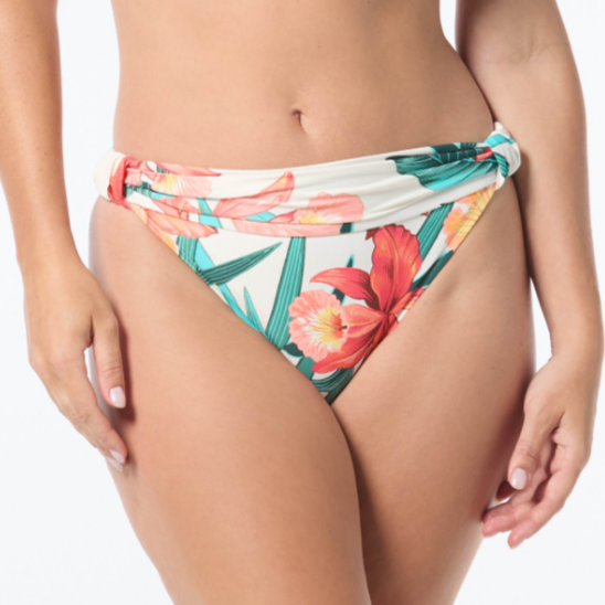 Hera Bottom - U7B566 - Island Flora Swim - Bottoms - High Waist COCO REEF   