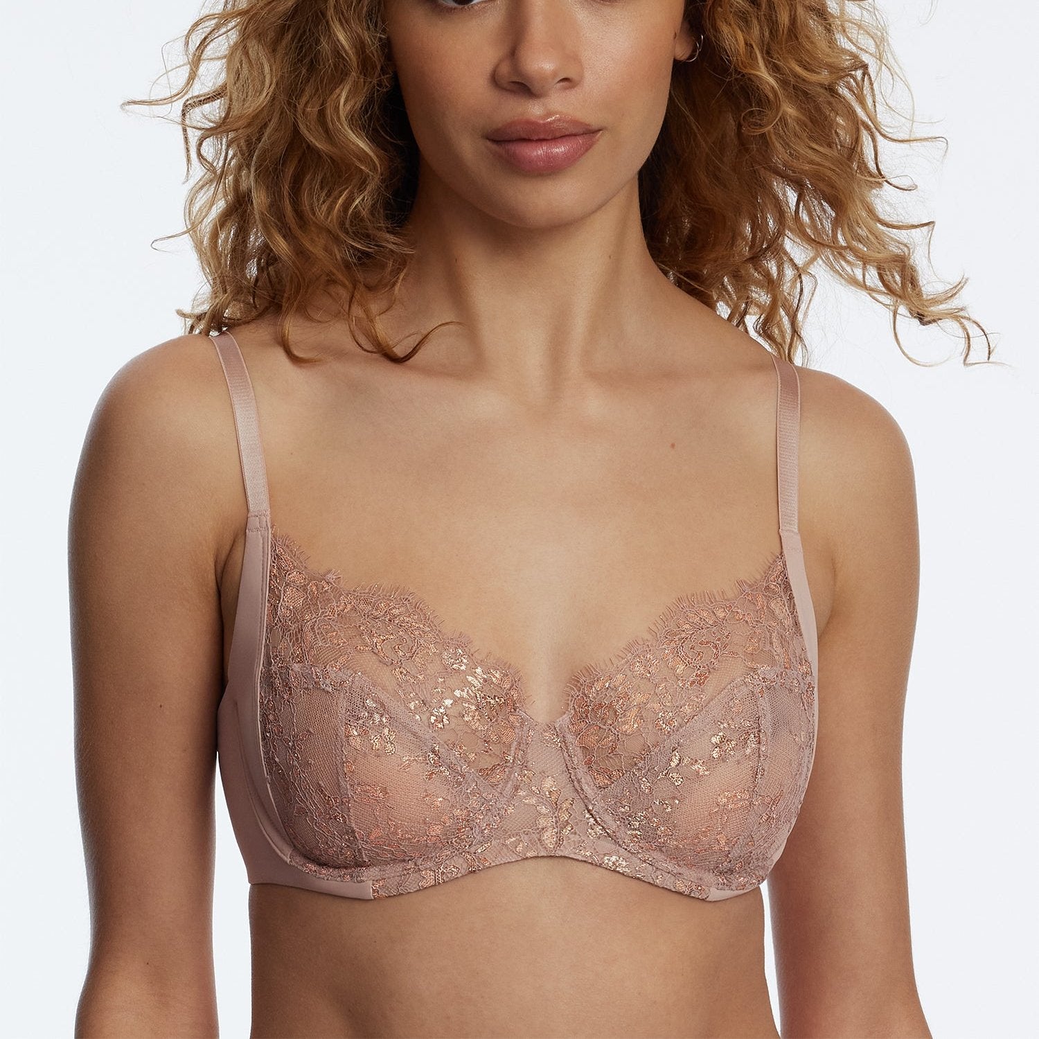 Entice Full Coverage Underwire Bra - 334143 - Romance Rose Gold Bras & Lingerie - Bras - Underwire Bras SKARLETT BLUE   