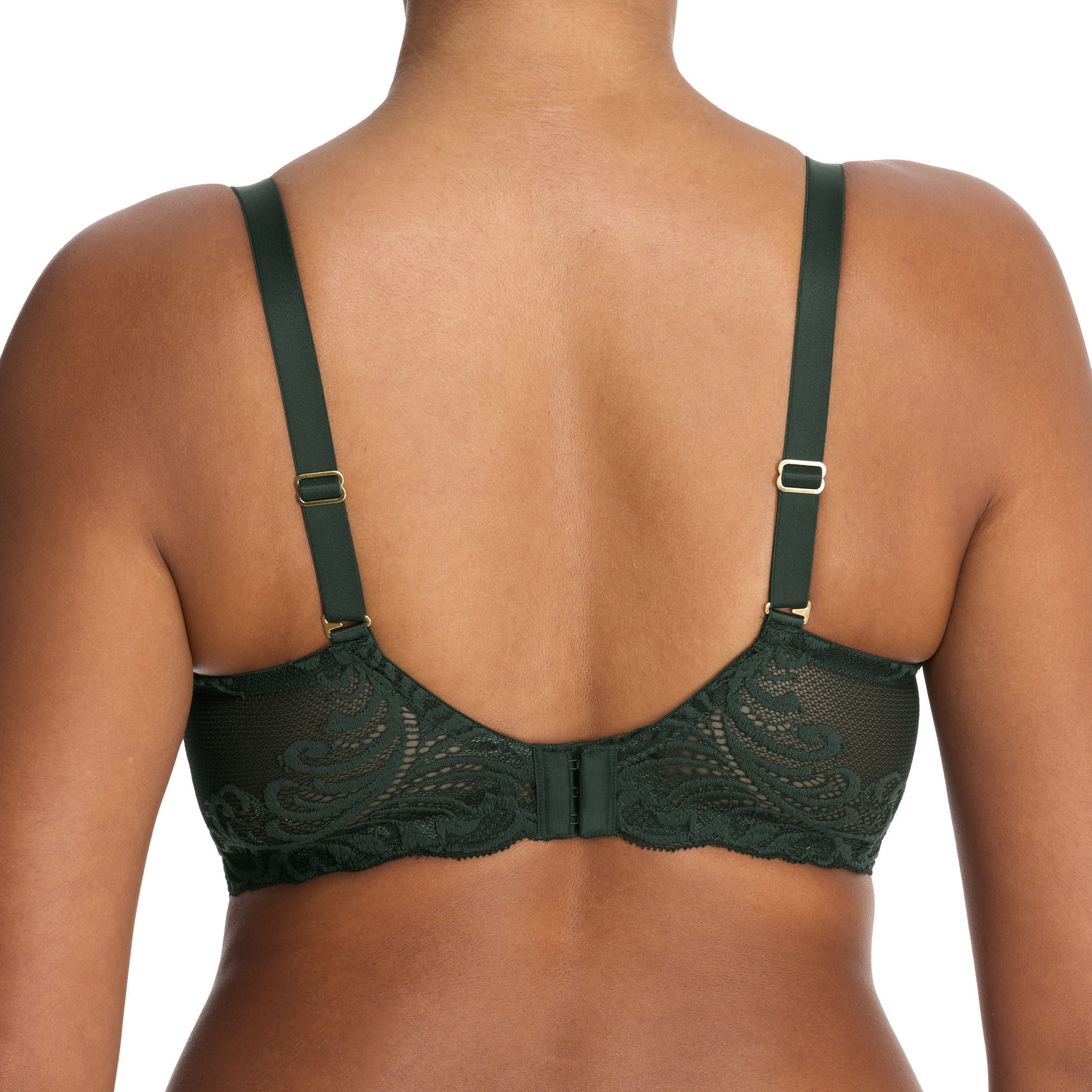 Feathers Full Figure Underwire Bra - 741299 - Dark Forest Bras & Lingerie - Bras - Underwire Bras NATORI   