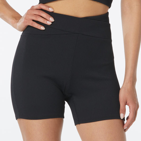 Karma Swim Short - H1C008 Swim - Bottoms - Short BEACH HOUSE BLACK 04