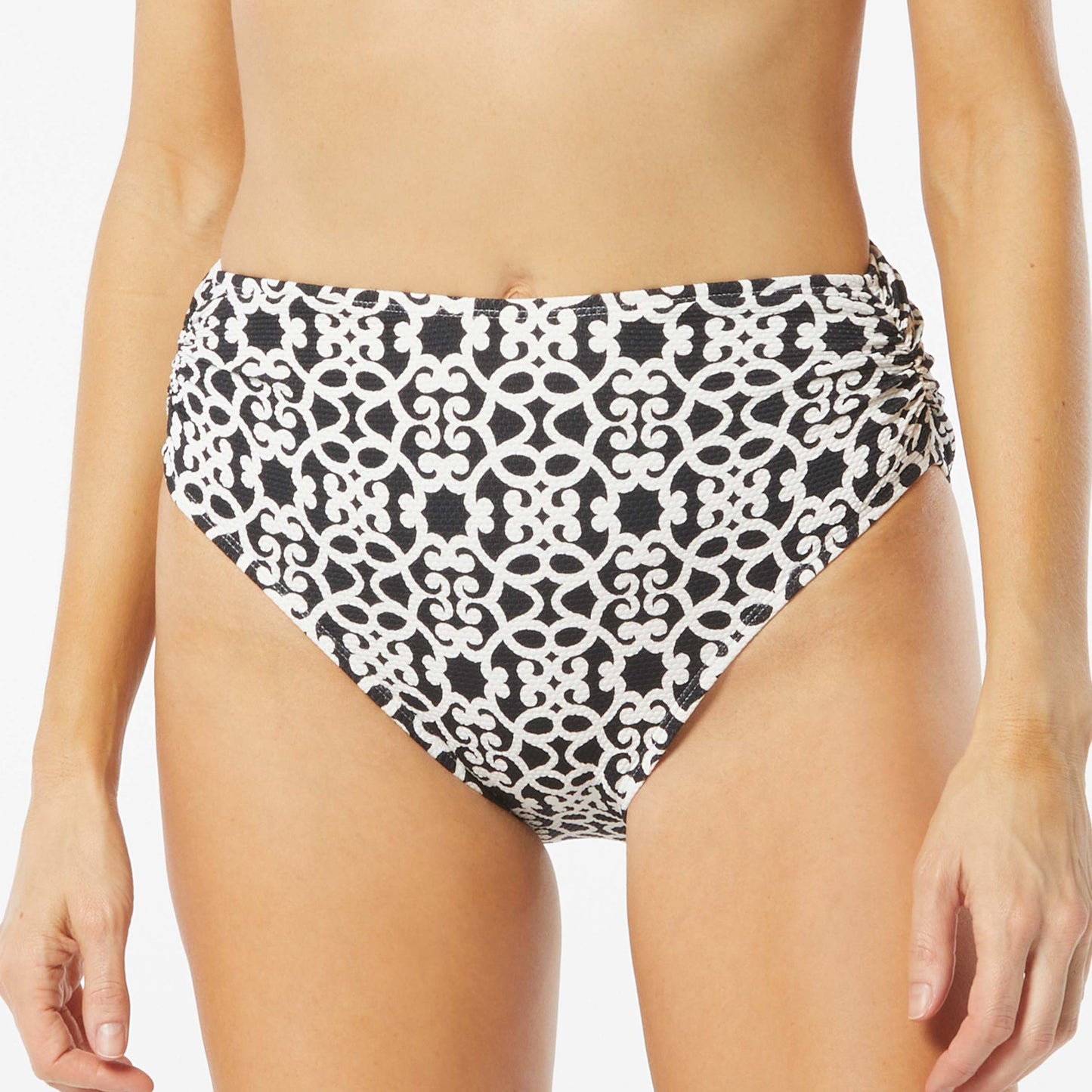 Island Grid Mya Swim Bottom - H3C865 Swim - Bottoms - Bikini BEACH HOUSE BLACK 06 