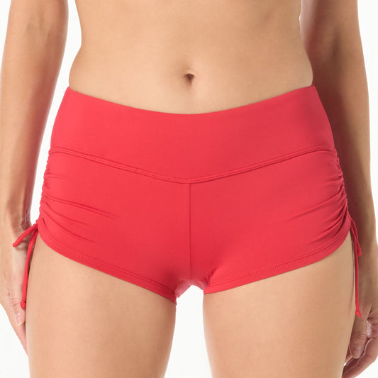 Blake Side Tie Swim Short - H58181 - True Red Swim - Bottoms - Short BEACH HOUSE