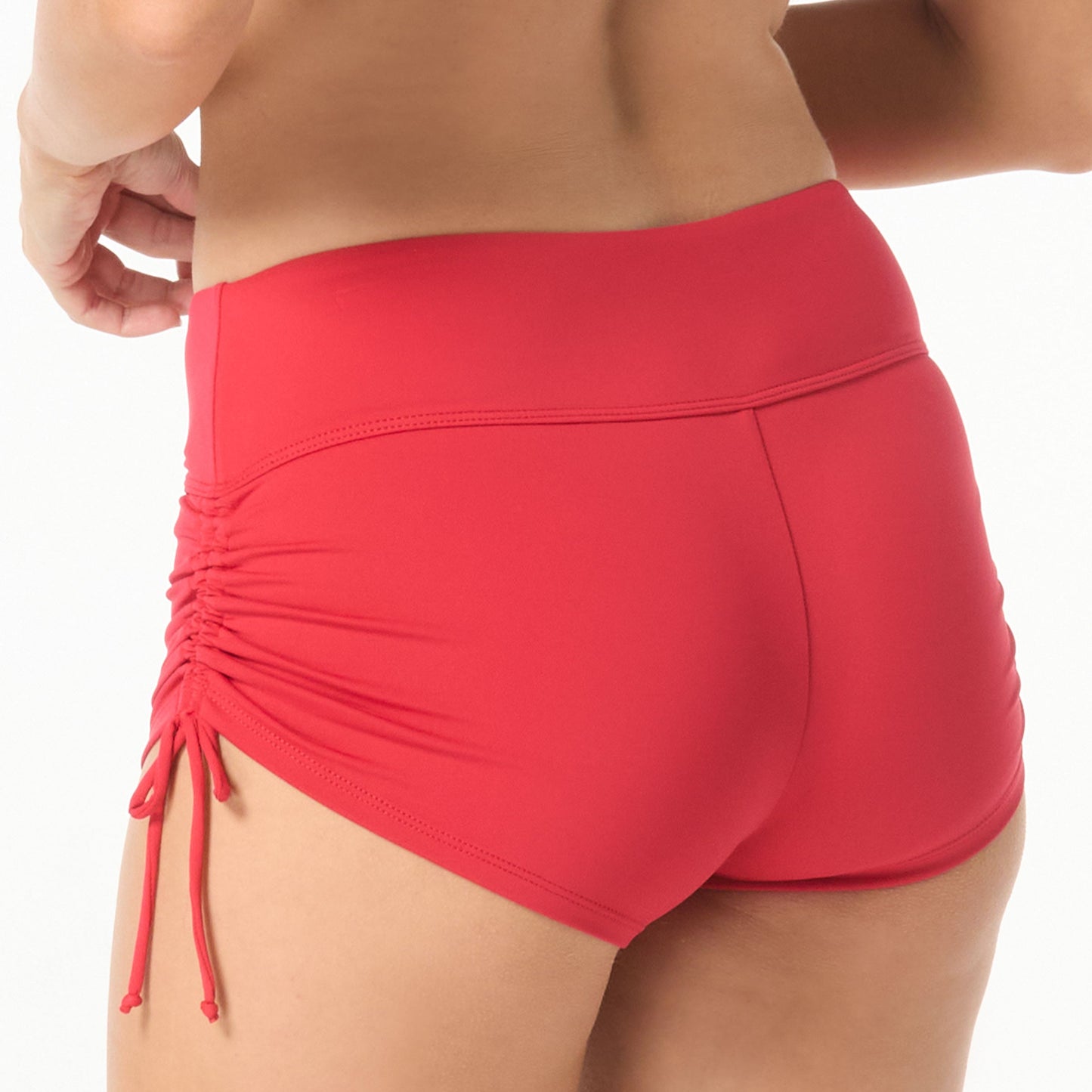 Blake Side Tie Swim Short - H58181 - True Red Swim - Bottoms - Short BEACH HOUSE