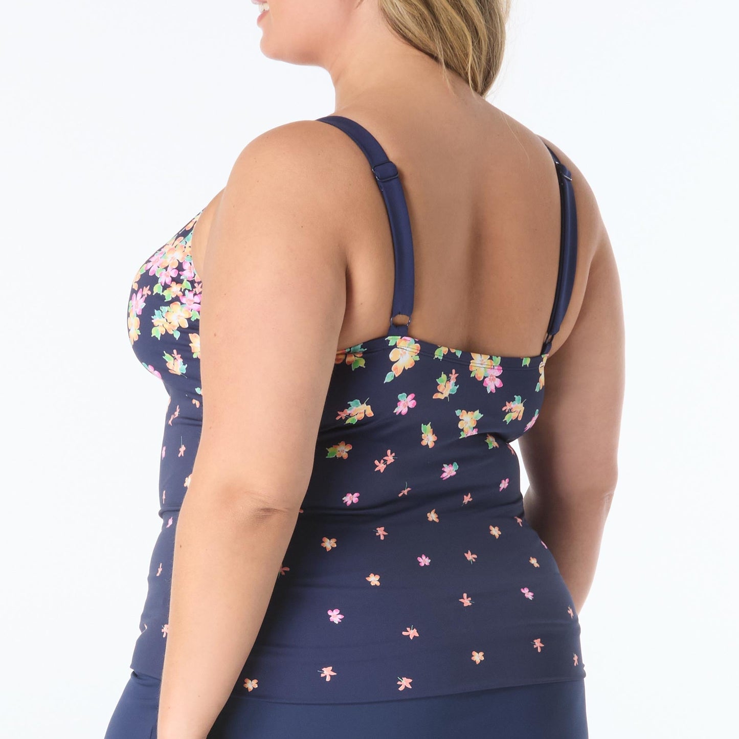 Blair High Neck Plus Tankini - HW4E130 - Floral Rain Swim - Plus BEACH HOUSE