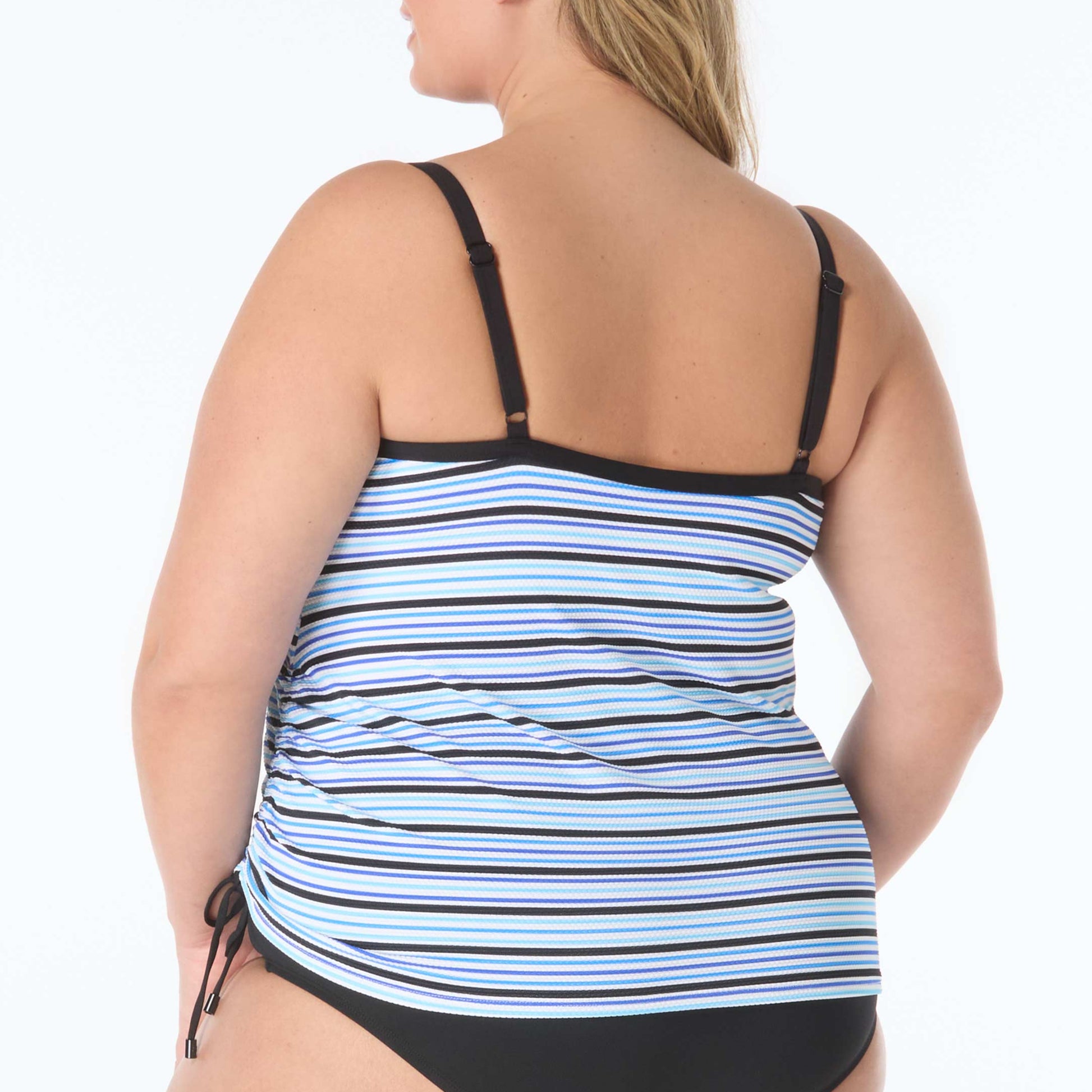 Bridget Underwire Plus Tankini - HW6A382 - Resort Stripe Swim - Plus BEACH HOUSE