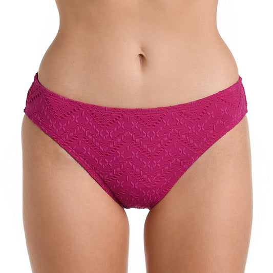 Saltwater Sands Hipster - LB4BC93 - Magenta Swim - Bottoms - Hipster LA BLANCA PINK 6 