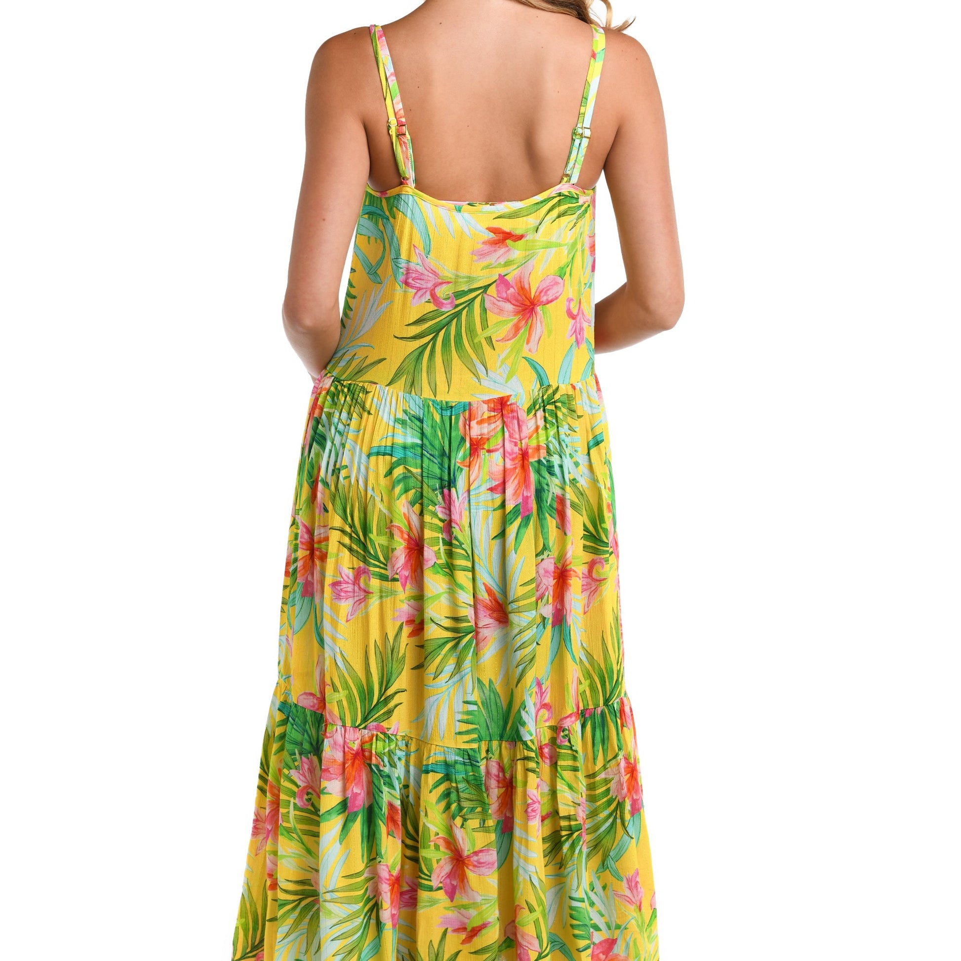 Calypso Bloom Midi Dress - LB4BR67 Swim - Cover ups LA BLANCA   