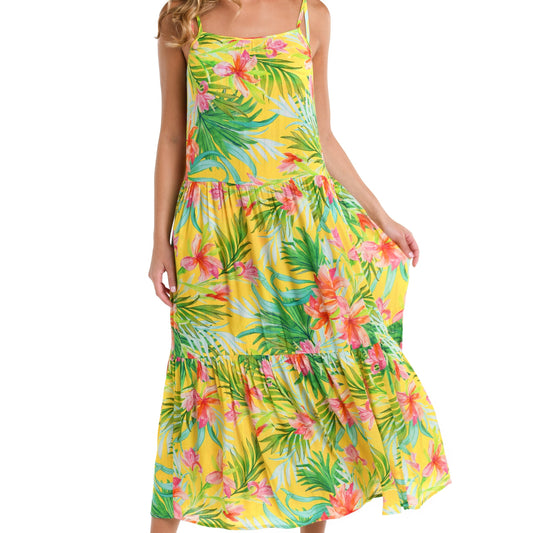 Calypso Bloom Midi Dress - LB4BR67 Swim - Cover ups LA BLANCA MULTI XS 
